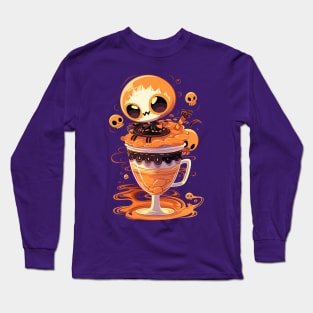 Fancy Spooky Pumpkin Spice Latte Long Sleeve T-Shirt